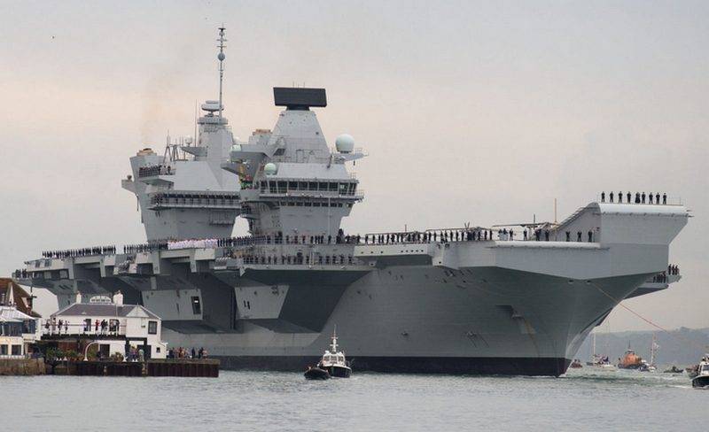 La seconda portaerei britannica Prince of Wales è andata in prova in mare