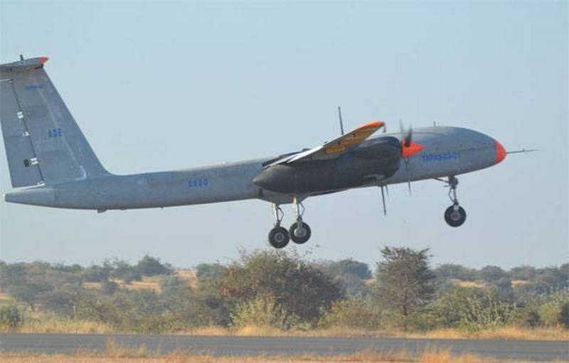 Índia perdeu o desenvolvimento nacional UAV Rustom-2 durante testes