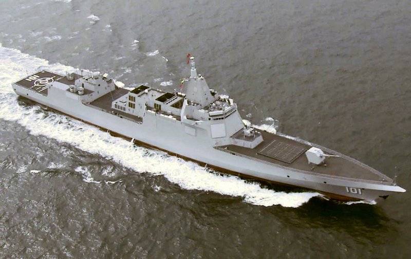 پنجمین ناوشکن پروژه Type 055 برای نیروی دریایی PLA در شانگهای به آب انداخته شد.