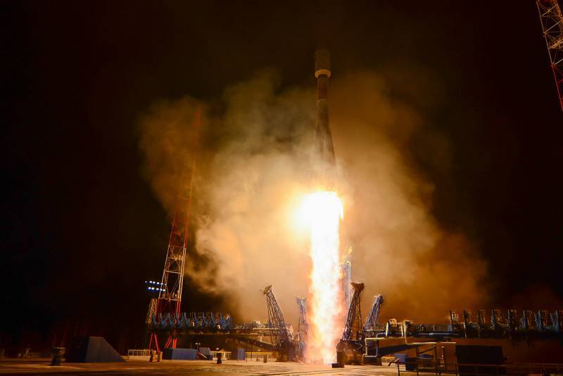 The Ministry of Defense launched the Soyuz-2.1b rocket from the Plesetsk Cosmodrome