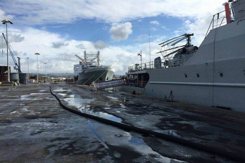 روسیه یک مرکز تعمیر کشتی در مرکز لجستیک در بندر طرطوس سوریه افتتاح کرد