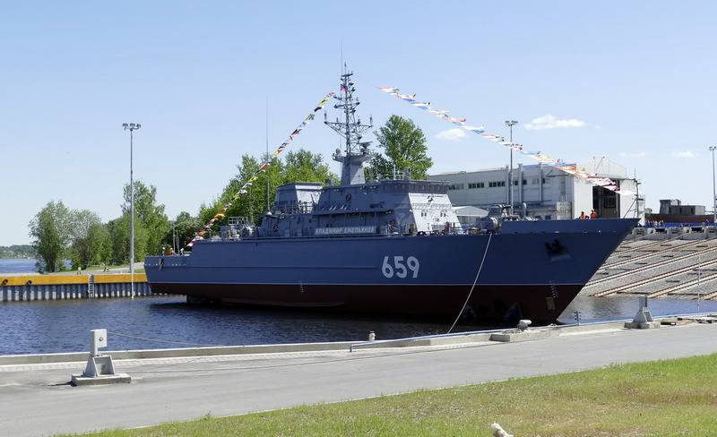 12700“弗拉基米尔·埃梅利扬诺夫”项目的扫雷艇进行了海上试验