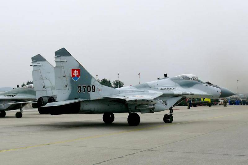 Caça MiG-29 da Força Aérea da República caiu na Eslováquia