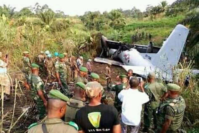 В ДРК потерпел крушение военно-транспортный самолёт Ан-72