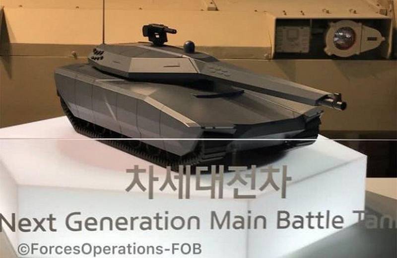 Южная Корея показала перспективный стелс-танк нового поколения NGMBT