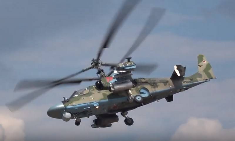 Eight attack Ka-52 "alligator" will be transferred to the defense Ministry by year-end