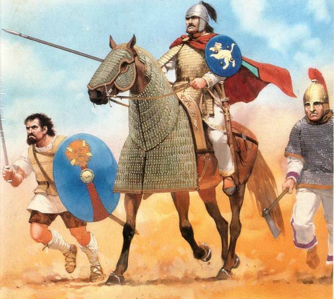 Византийская армия при императоре Юстиниане. Несколько слов о самом интересном