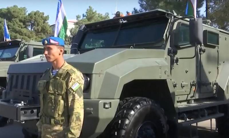 Uzbekistan purchased in Russia a large batch of armored vehicles "Typhoon-K" 4X4