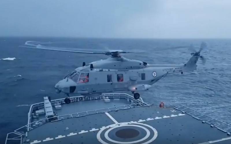 The first NH90 Sea Lion helicopter entered service with the German Navy