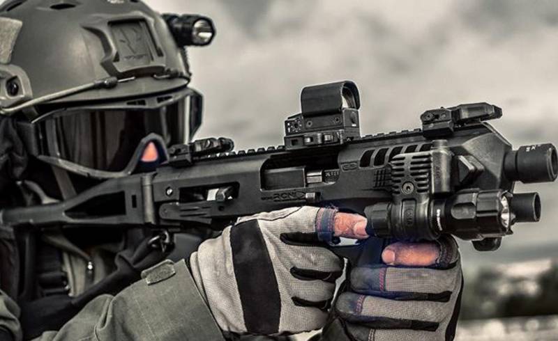 Карабин-кит и навесное оборудование для перспективного пистолета