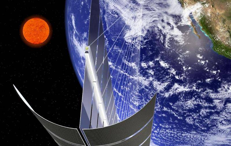 the U.S. Army ordered the development of the electricity transmission system from space