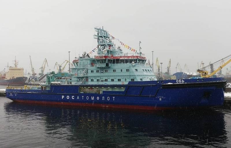 Diesel-electric icebreaker "Ob" transferred to the customer