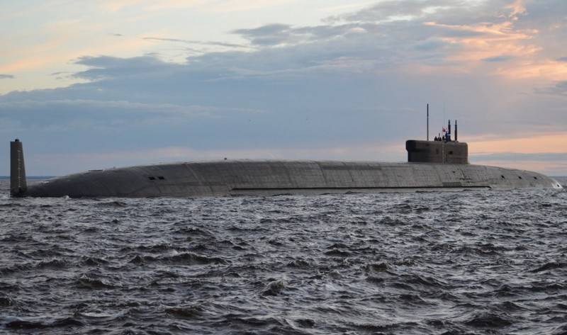 The submarine "Prince Vladimir" conducted underwater firing in the White Sea