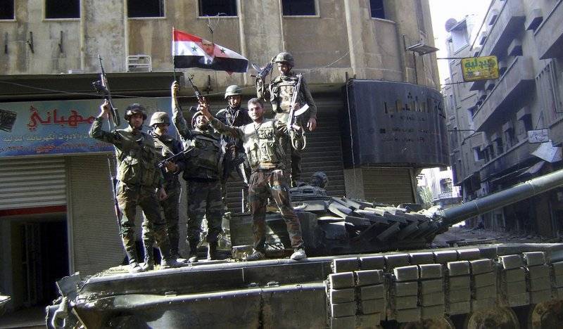 the Syrian Government army smashed Pro-Turkish militants from Umm Suafa