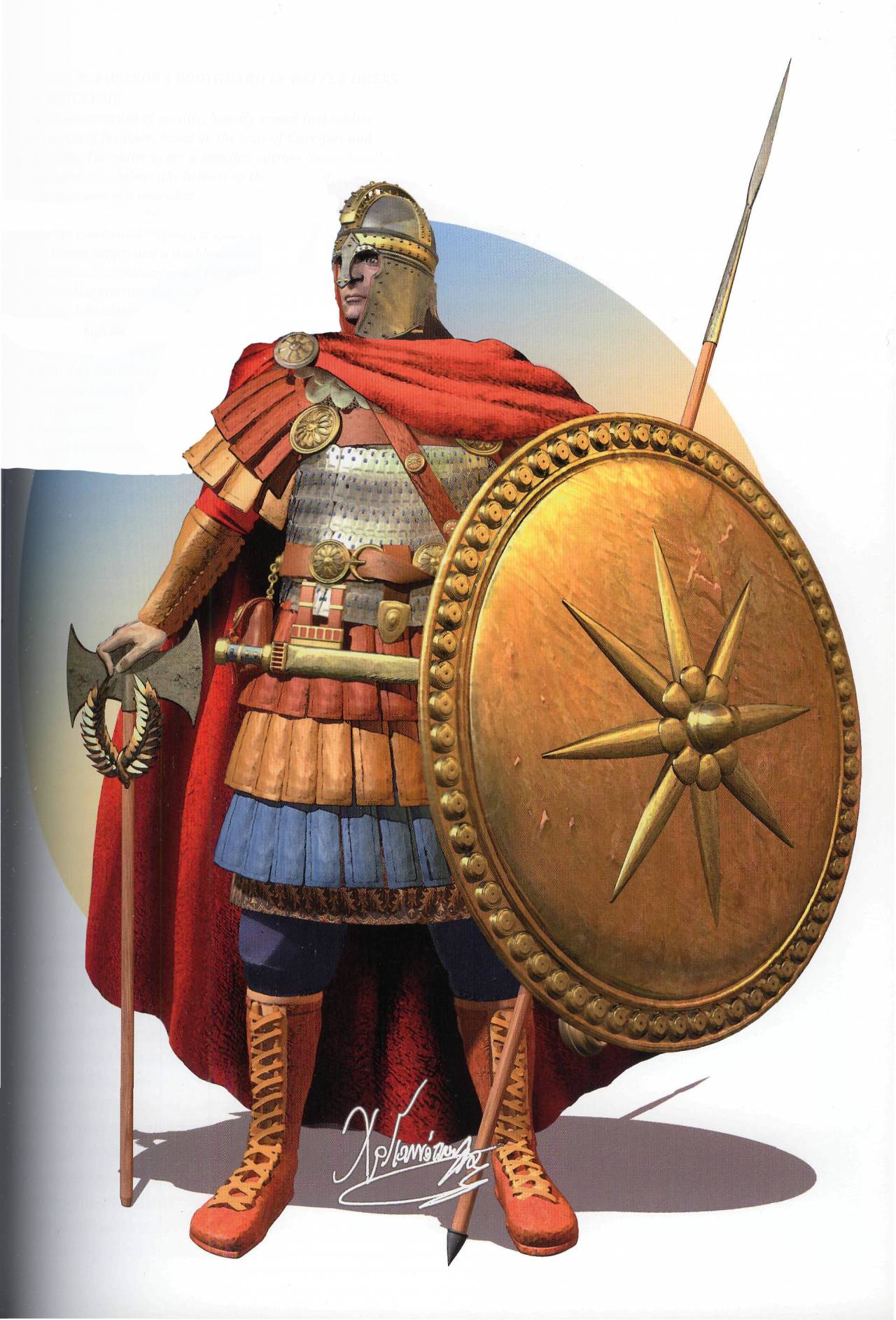 Armure médiévale ancien soldat romain guerrier chevalier - Chine Armure et  modèle prix