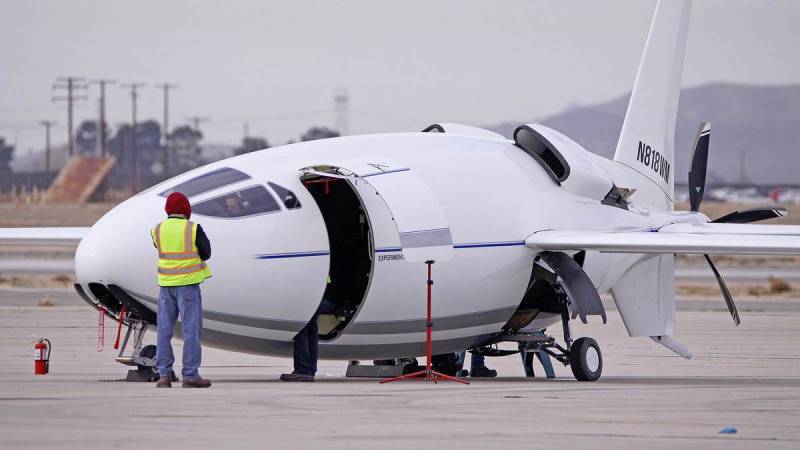 El avión estadounidense secreto Celera 500L realizó su primer vuelo