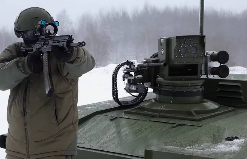 Tests of the Marker robot with live firing are planned in 2020