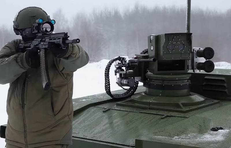 Testing the robot "Marker" live-fire planned in 2020