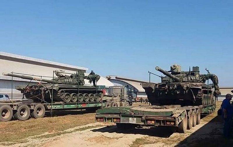 As Forças Armadas do Laos receberam o segundo lote de tanques T-72B1 modernizados "White Eagle"