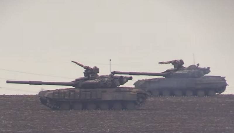 APU held tank exercises operational reserve in the Donbass