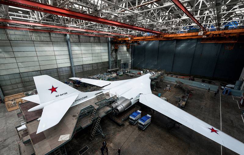 Der erste Drilldown, der das Tu-160M gründlich aufgerüstet hat, wurde getestet
