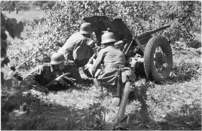 Трофейные советские противотанковые орудия в ВС Германии во Вторую мировую