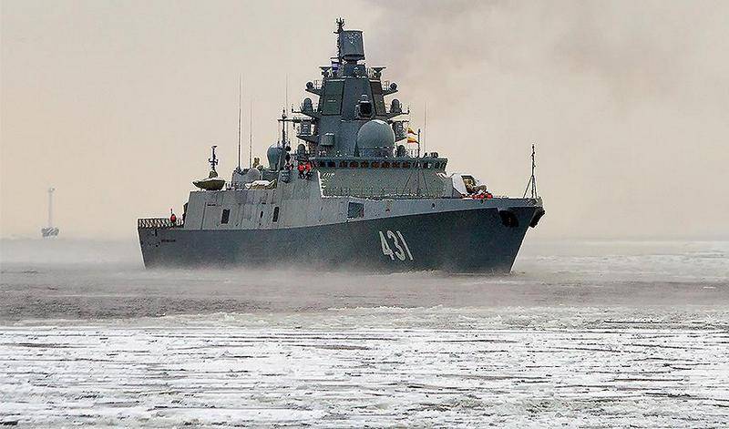 Frigate "Admiral Kasatonov" performed launches the CD "Caliber" and "Onyx"