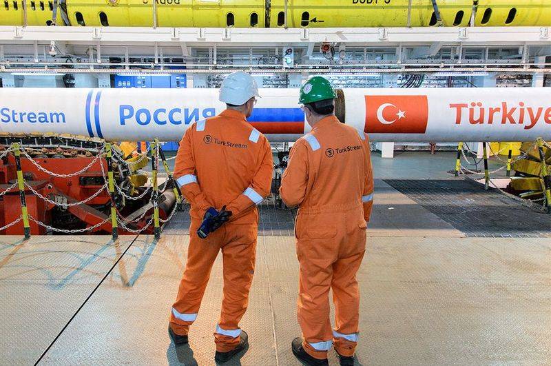 Ankara a annoncé la date du lancement du gazoduc Turkish Stream