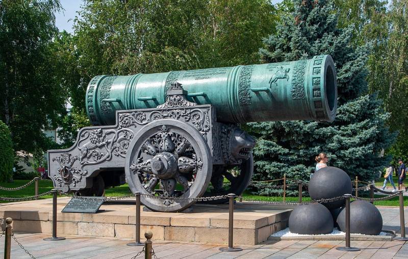 Bombards in Russia: great and special power for the tsars