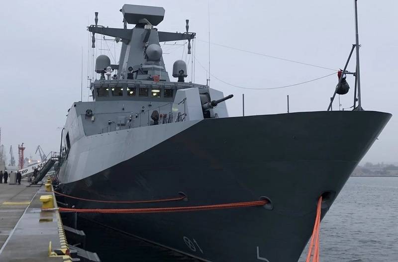 The Polish Navy received the patrol "corvette-unfinished" Ślązak