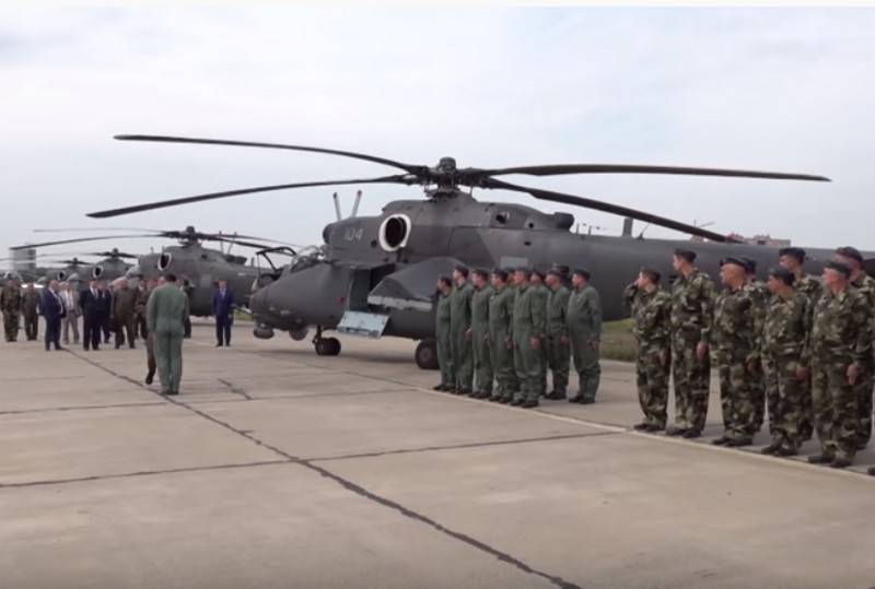 صربستان چهار هلیکوپتر Mi-35M را زودتر از موعد مقرر دریافت کرد