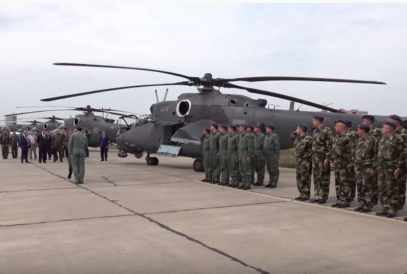 Serbia early received four Mi-35M