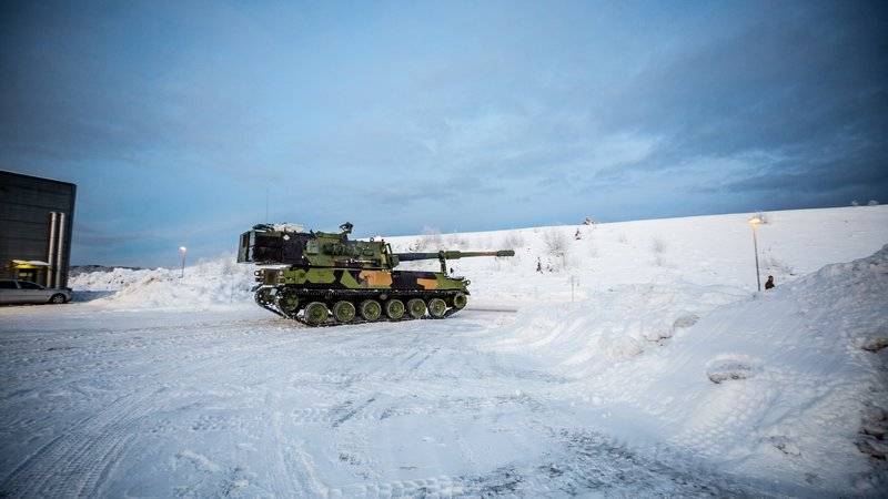 Noruega recibió la primera asamblea surcoreana 155 mm SPG K9