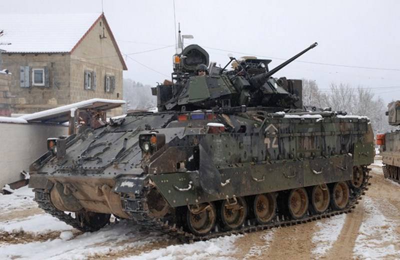 The Croatian army is armed with the American BMN M2A2 Bradley ODS