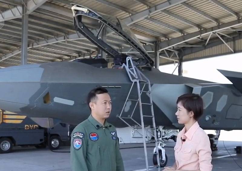 On Chinese TV called the average age of fighter pilots J-20