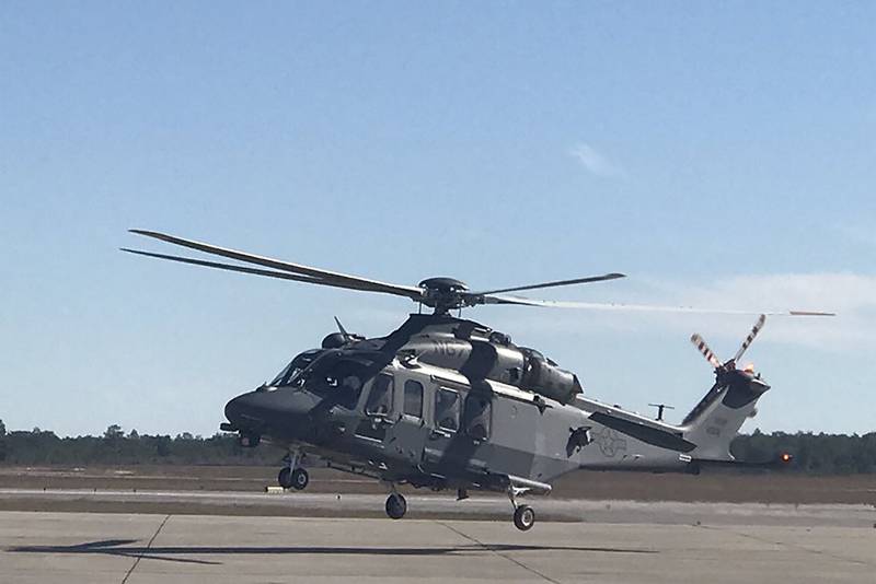 the U.S. air force has accepted into service a new helicopter MH-139A Grey Wolf