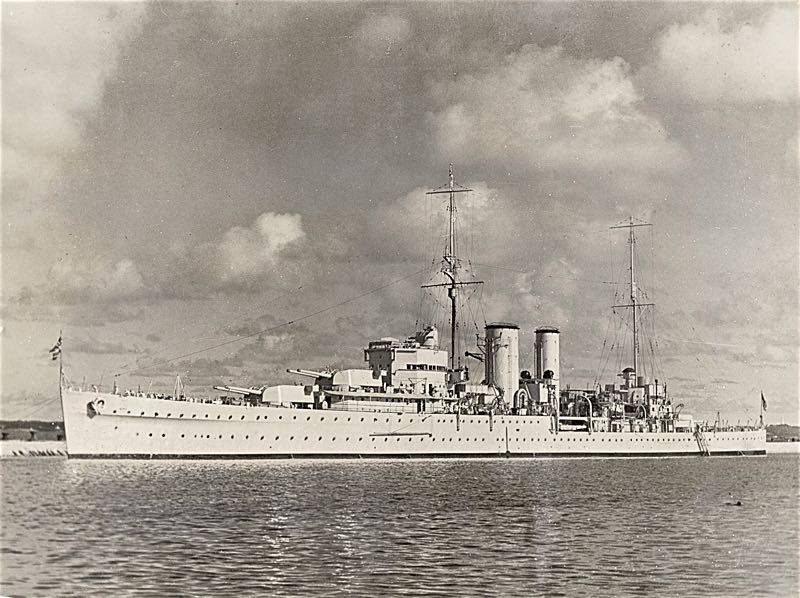 warships. The last British light heavyweight