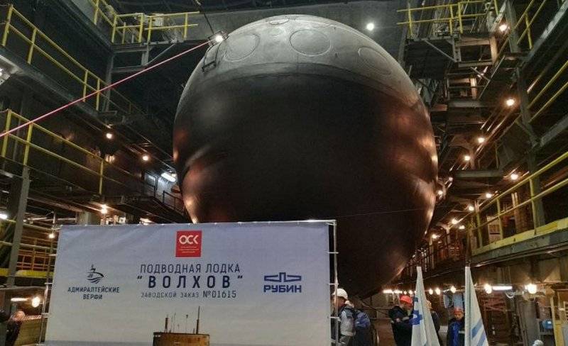 Pietarissa lanseerattiin toinen "Varshavyanka" Tyynenmeren laivastolle