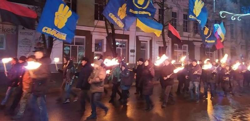 Bandera are: In Kiev held a March birthday of Bandera