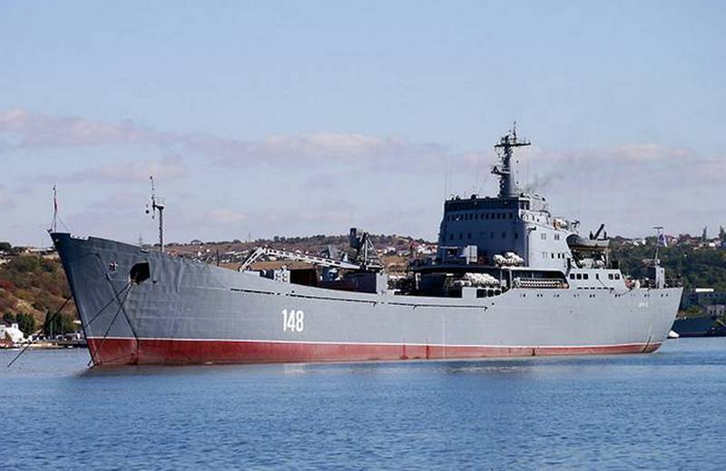 "Syrian Express" loses one ship: BDK "Orsk" gets up for repair