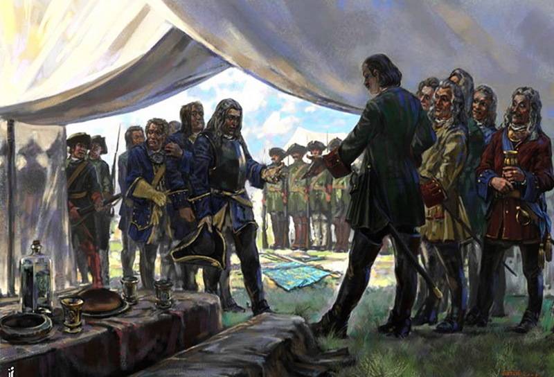 चार्ल्स XII की सेना का पोल्टावा तबाही