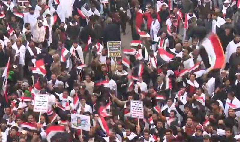 "Salga de Irak": manifestación masiva antiamericana celebrada en Bagdad