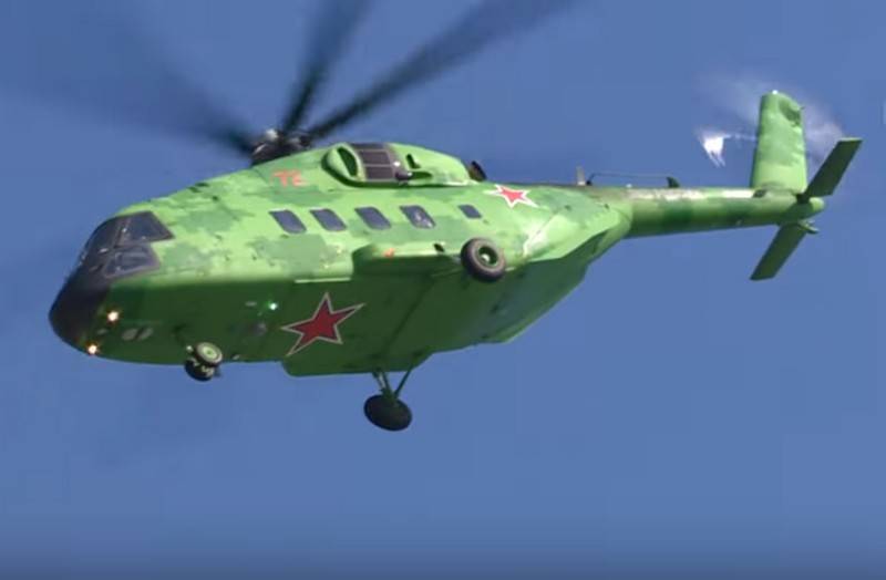 En son çok amaçlı helikopter Mi-38T ihracat için gitti