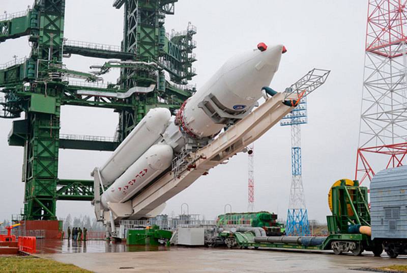 A heavy Angara A5 rocket was proposed to be destroyed in flight during tests