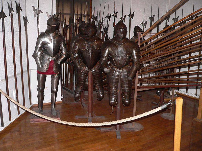 Cuirassiers in museums