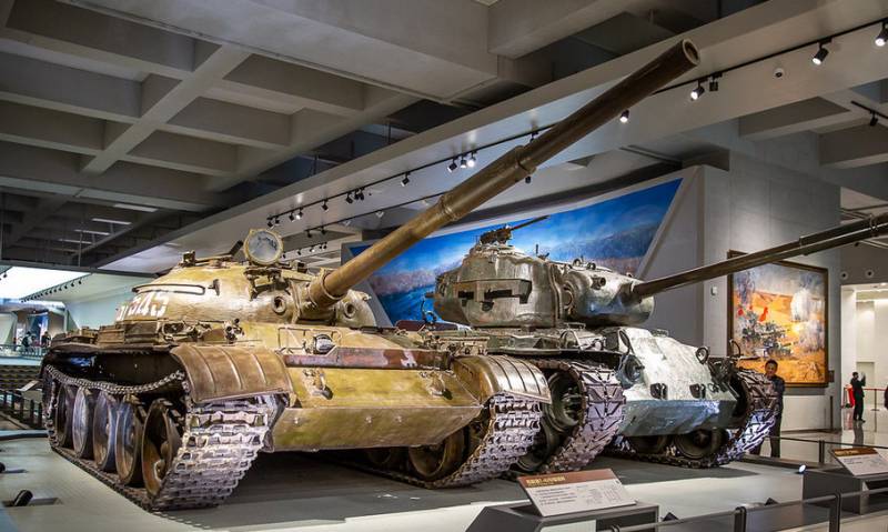 Трофейная японская, американская и советская бронетанковая техника в Военном музее китайской революции
