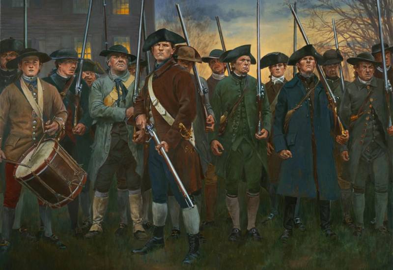 Лексингтон и Конкорд: звонкая оплеуха элитным частям от штафирок гражданских