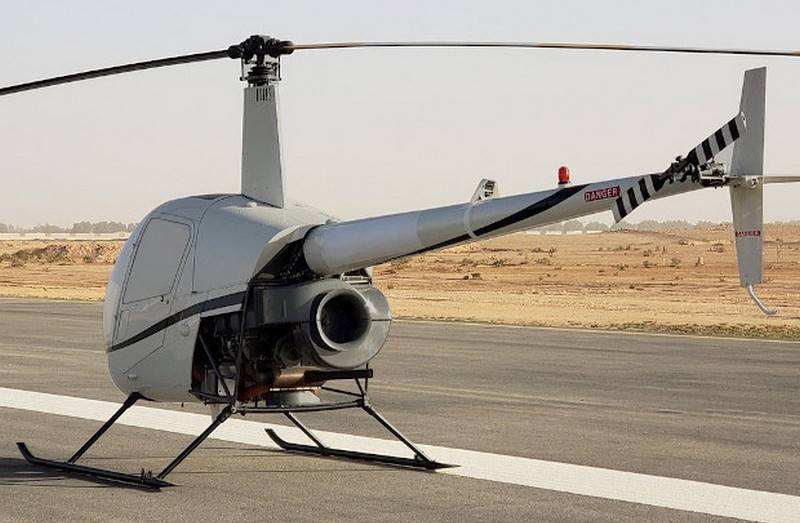 the United States has developed a new UAV based on the helicopter Robinson R-22