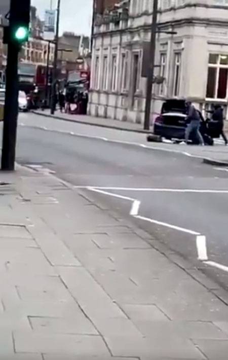 Ein Terrorist im Süden von London wurde von der Polizei erschossen
