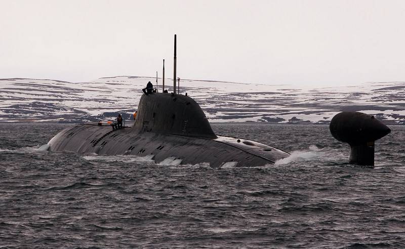 Jaderná ponorka "Tiger" projekt 971 "Pike-B" se vrátí do Severní flotily na konci roku 2023